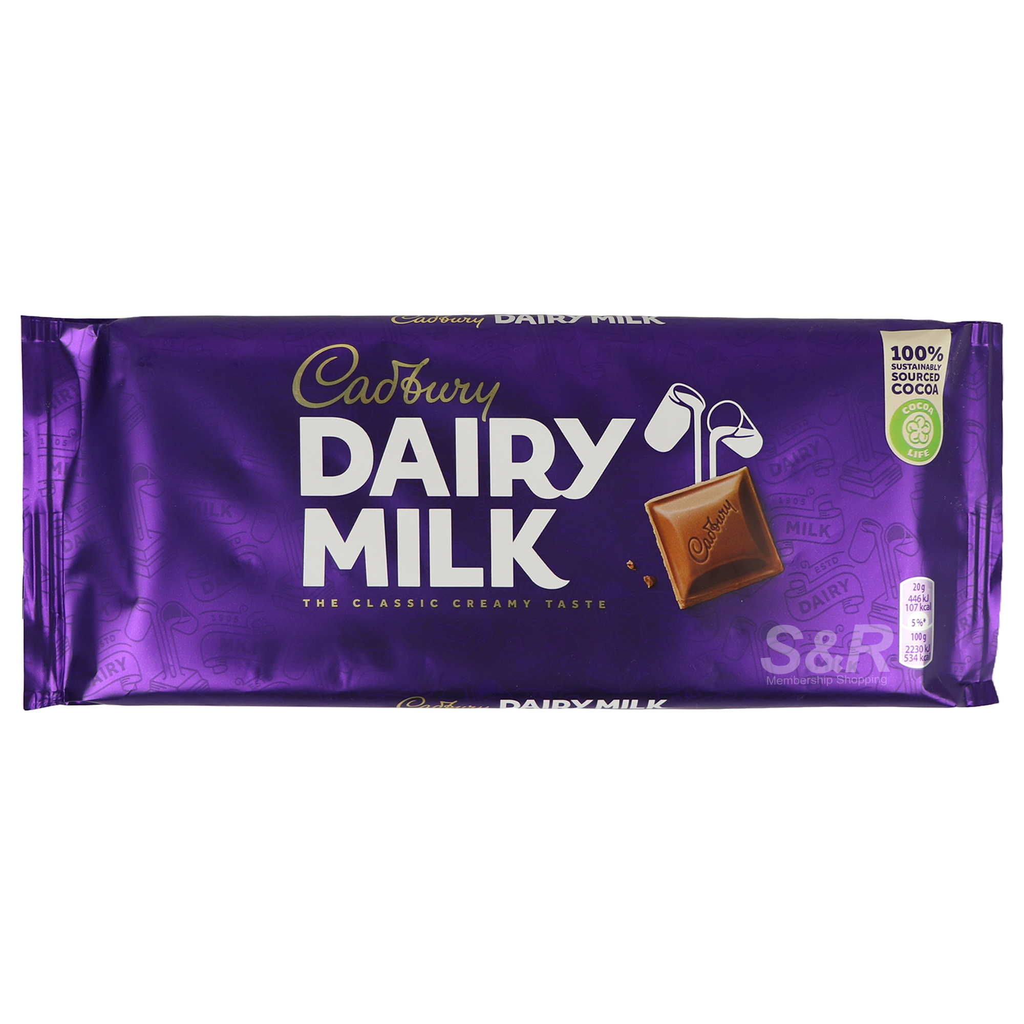 Cadbury Dairy Milk Chocolate 180g Cadbury Dairy Milk Chocolate 180g